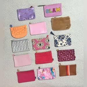 Assorted Small Cosmetic Ispy Pouches